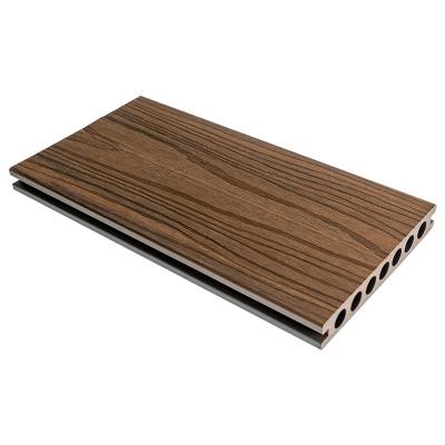 China Waterproof Outdoor Wood-Plastic Flooring Co-extruded Eco-Friendly Garden Wood Deck Yard Villa Flooring Eco-Friendly Plastic Sheet for sale