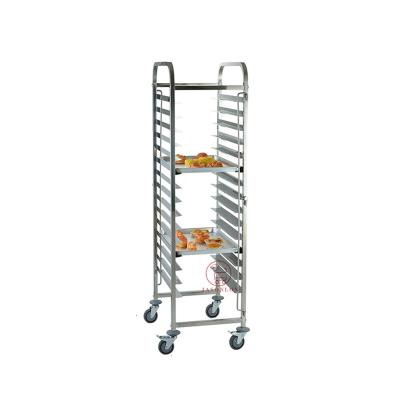 China Hotel Commercial Trays Bakery Baking Bread Baking Trolley Cake Mold 60*40cm Barkey Pan Trolley (16 Pan) for sale