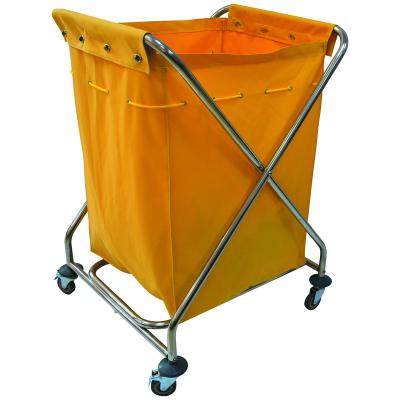 China Hotel Hotel Equipmenthotel Bedding Collection Room Service Trolley Use Cloth Collecting Trolley Laundry Trolley Trolley for sale