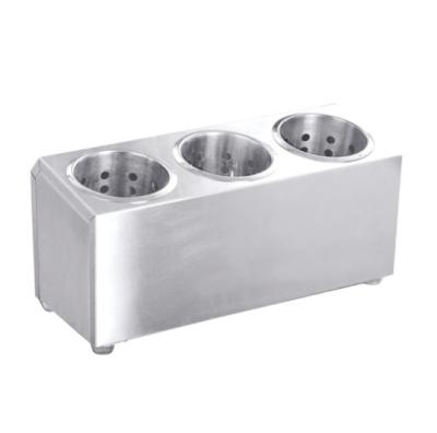 China Hotel Stainless Steel Box Chopsticks Box Holder Tableware Stainless Steel Cutlery Storage Box For Hotel Canteen for sale