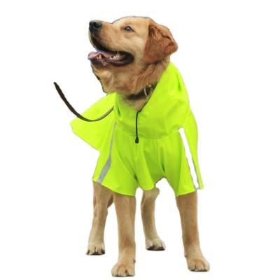 China Durable Dog Raincoat Face Pet Clothes Cat Jacket Water Resistant Pet Clothes Waterproof Dog Coat for sale