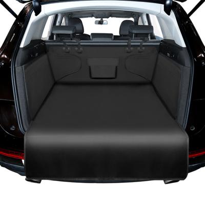 China Highest Quality Breathable Black Dog Car Cushion Polyester Car Seat Cover Car Trunk Back Mat for sale