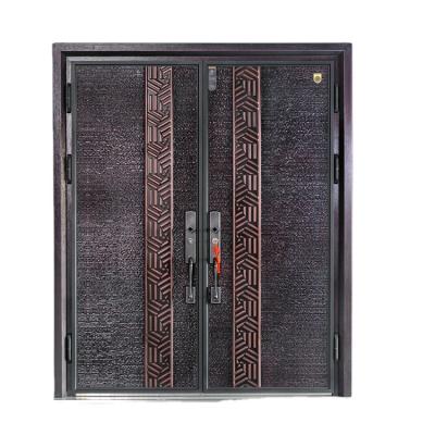 China Modern Carving Main Doors Waterproof Cast Aluminum Bullet Proof Security Armored Doors for sale