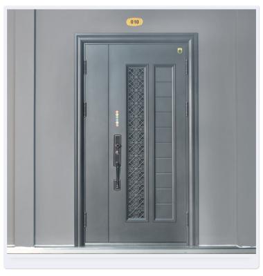 China Professional Anti-theft Door Fancy Outdoor Security Metal Door Security Steel Doors for sale