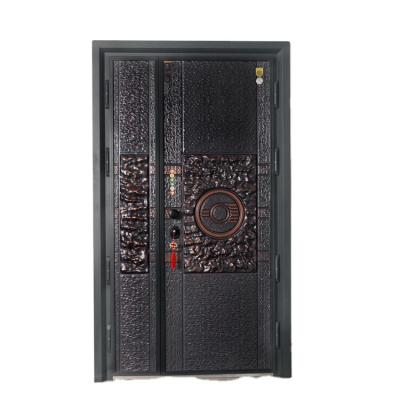 China Waterproof 2022 Residential Durable Cast Aluminum Carving Design Front Doors for sale