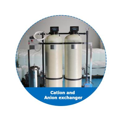 China Ion Exchanger CA CationAN Anion Exchange Equipment 3T Compound Bed Anion Column for sale