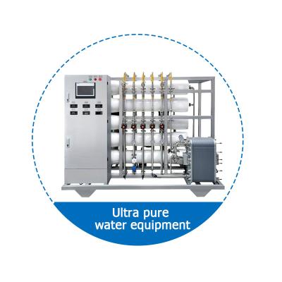 China Equipo farmacéutico de agua ultrapura Equipo de ósmosis inversa de dos etapas Cosméticos Máquina de agua ultrapura en venta