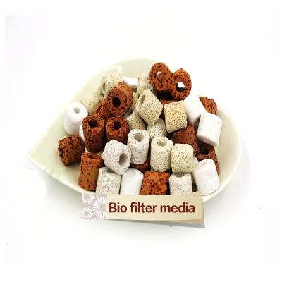 Cina 250 g/sacco Filtro ceramico bioporoso Medio Bioring Acquario per pesci Nitrificante Bacteria Biosfera in vendita