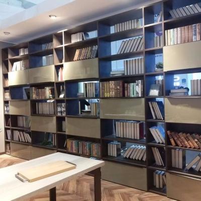 China (Size)Adjustable Creative Home Used Interesting Collection Storage Fancy Antique Wooden Bookcase With Ladder for sale