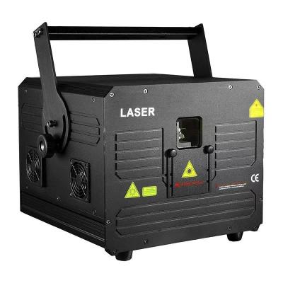 Cina luce laser della fase della discoteca di Rgb DJ del proiettore del laser di animazione di 5000mw 5w RGB in vendita