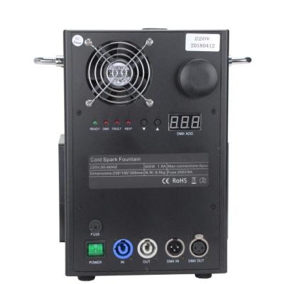 China Stadiums-Funken-Maschinen-kalte Brunnen-Wunderkerzen des Bühneneffekt-750W Dmx512 zu verkaufen