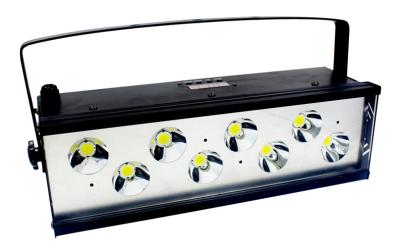 Chine vitesse de la disco 0~20/S du DJ de lumière de stroboscope de 6500~7200K 8x25w DMX LED réglable à vendre