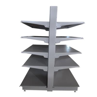 China Wholesale Modern Standard Heavy Duty Single Sided Gandola Shelves Supermarket Display Stand Racks Supermarket Shelves Display for sale