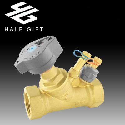 China General Auto Brass Water Static Balance Valve , Circuit Brass Balance Valves for sale