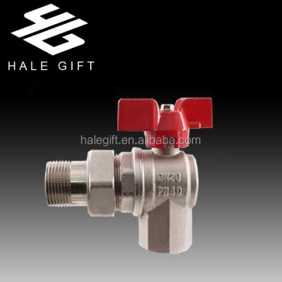 China General Angle Ball Valve For Heating Manifold , Angle Brass Ball Valves for sale