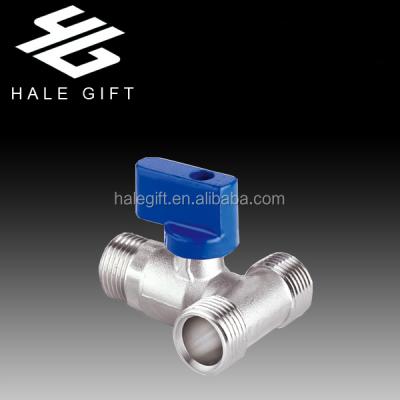 China General China Manufacturer Male Threaded Full Port Brass T Type Ball Valve for sale