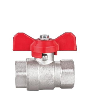 China General Forged Brass Butterfly Handle Ball Valve,Brass Ball Valve Valve for sale