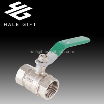 China Lever Handle General Left Hand Female Thread Full Brass Ball Valve for sale