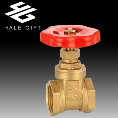 China General Wholesale Italy PN16 Stem Brass Gate Valve With Steel Handwheel for sale