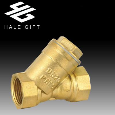 China General Wholesale 1/2 - 2 Inch Y Strainer Brass Filter Drain Check Valve for sale