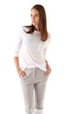 China Cutomize White Elastane Sheer Ladies Tee Shirts With Long Sleeve for sale