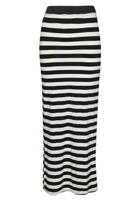 China Long Pencil Womens Dresses Skirts Stripe Maxi Rayon For Students for sale