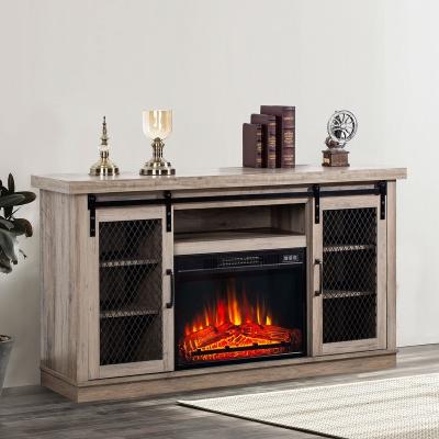 China (Other) Hot Selling Adjustable Portable TV Cabinet Unit Showcase Electric Fireplace TV Stand TV Floor Stand For Living Room for sale