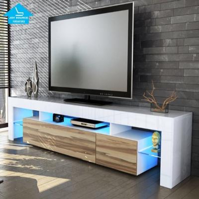 China (Others) Simple Design Adjustable Modern Wooden TV Stand Living Room Furniture for sale