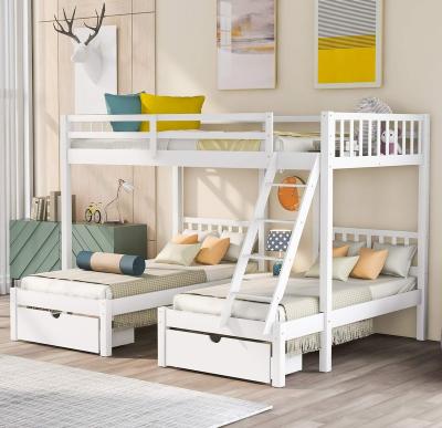 China Modern Hot Selling Simple Child's Beds Bedroom Furniture Kid's Bunk Bed Wooden Bedroom Furniture for sale