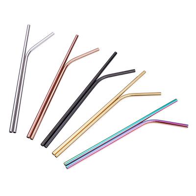 China Viable Made In China Top Quality 304 Stainless Steel Coffee Milk Tea Straw for sale