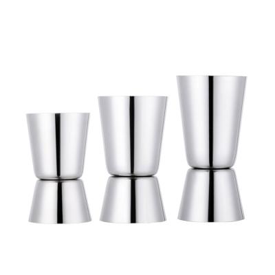 China China OEM Factory Wholesale 304 Stainless Steel Double Head Ounce Cocktail Measure Measuring Cup Wine Metal for sale