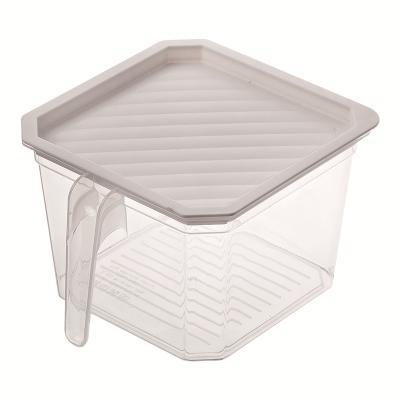 China Other Newest Sealed Cans With Handle Food Grade Kitchen Storage Box Cereal Storage Box Food Preservation With Lid Box for sale