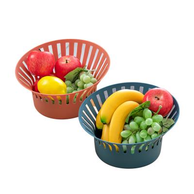 China Other Plastic Storage Tool NordicinsHome Fruit Basket Fruit Storage Basket Simple Hollow Fruit and Vegetable Basket for sale