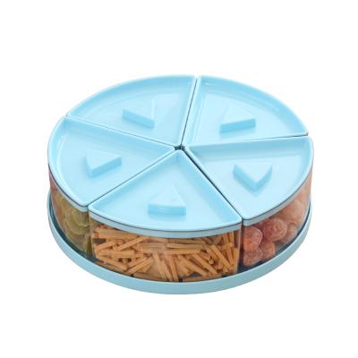 China Other Grid Candy Box Frame Dried Fruit Box Spring Festival Living Room Multi Plastic Fruit Box for sale