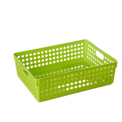 China New Desktop Stationery Storage Basket Modern Toy Office Medicine Basket Kindergarten Toy Storage Cosmetic Finishing Basket for sale