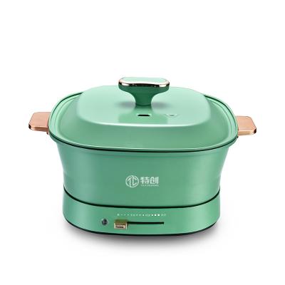 China Electric Cooker And Electric Skillet Multifunctional Deep Hot Pot Household Fryer Model New for sale