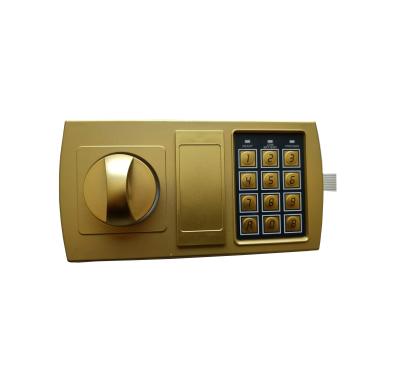 China Electronic Combination Lamp Gold LS-002-2 ABS Plastic + Zinc Alloy Lock with Digit for Safe Box, Gun Cabinet and Jewelry Case for sale