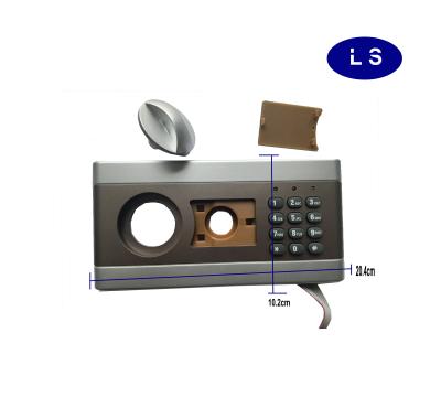 China ABS Manufacturer Silvery Lamp Lock Electronic Safe Box Electronic Lock Box For Use Hotel for sale