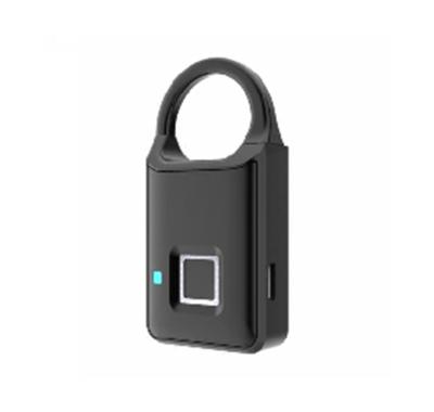 China Factory Metal+ABS Padlock Plastic Portable Anti-theft Smart Lock Padlock Fingerprint Security Quick Access Keyless for sale