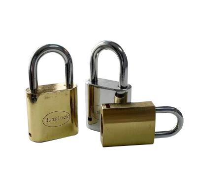 China Special bank G40 mechanical padlock, disposable high protection card seal master key, customized color for sale