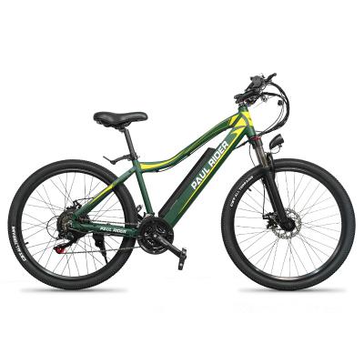 China Aluminum alloy 350W 500W 26 inch urban road bicycle mtb full suspension electric mountain bike for sale