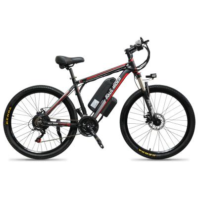 China Aluminum Alloy 48V 500W 13AH 21Speed ​​Full Suspension Electric Mountain Bike mtb Bicycle City E Bike for sale