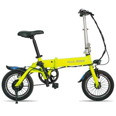 China Aluminum alloy 36V 8AH lithium electric city e-bike mini detachable bicicletas foldable electrica bicycle with LED headlight for sale