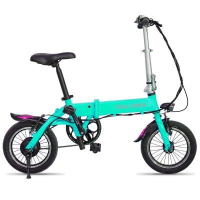 China Aluminum alloy 36V 250W 8AH 14Inch lithium ion battery mini folding electric bike foldable ebike listrik lipat sepeda mini battery for sale