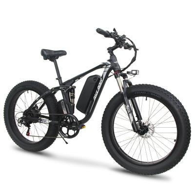 China Aluminum alloy 26 inch 500W built-in lithium battery off road snow ebike fat tire electric bike for sale