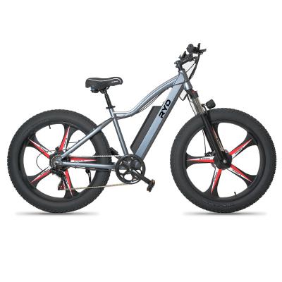 China Inch 48V 350W 500W 750W Electric Bicycle Aluminum Alloy 7 Speed ​​26 Speed ​​e Bike Mountain Offroad Fat Tire for sale