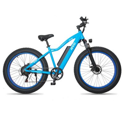 China Aluminum alloy 350W motor 48V down tube lithium battery Shimano 7 speed electric snow bike for sale