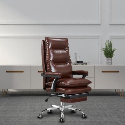 China Massage OEM ODM Zero MOQ Custom Designed Large High Back Luxury Reclining Leather High End Office Boss Chair for sale