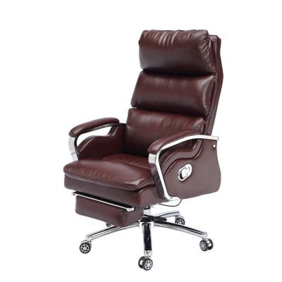 China Hot Modern Office Chair Leather Adjustable Swing Rotary Massage And Tilting Executive Chairs for sale