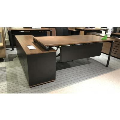 China Google Expandable Luxury Design Executive Desk Chairs And Tables Boss Computer Desks A New Modern, Wooden Office Furniture Back Up Space for sale